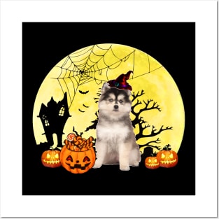 Happy Halloween Mixed Breed Dogs Halloween Gift Posters and Art